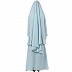 Abaya-Khimar combo- Sky Blue Abaya-Khimar combo- Sky Blue